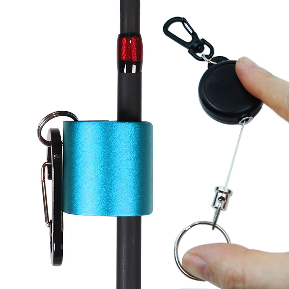Fishing Rod Fly - Giyilebilir Olta Klipsi ve Zinger Retraktörü