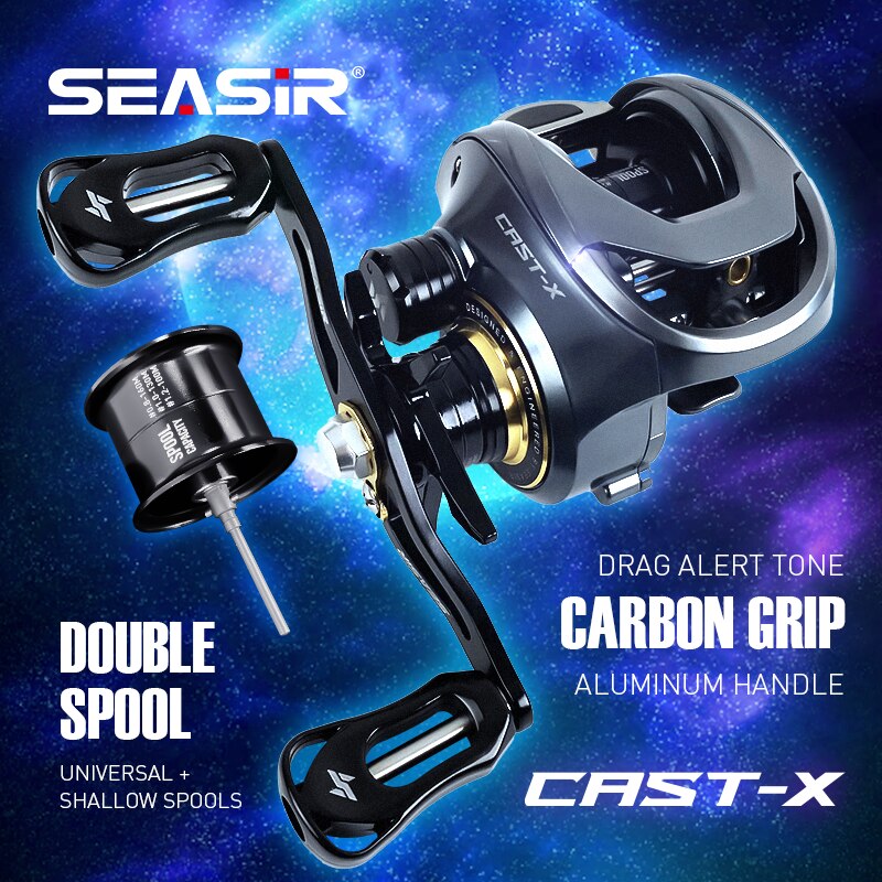 Kastking Reel Zephyr - SEASIR Cast-X Baitcasting Makarası 7.3:1 HS