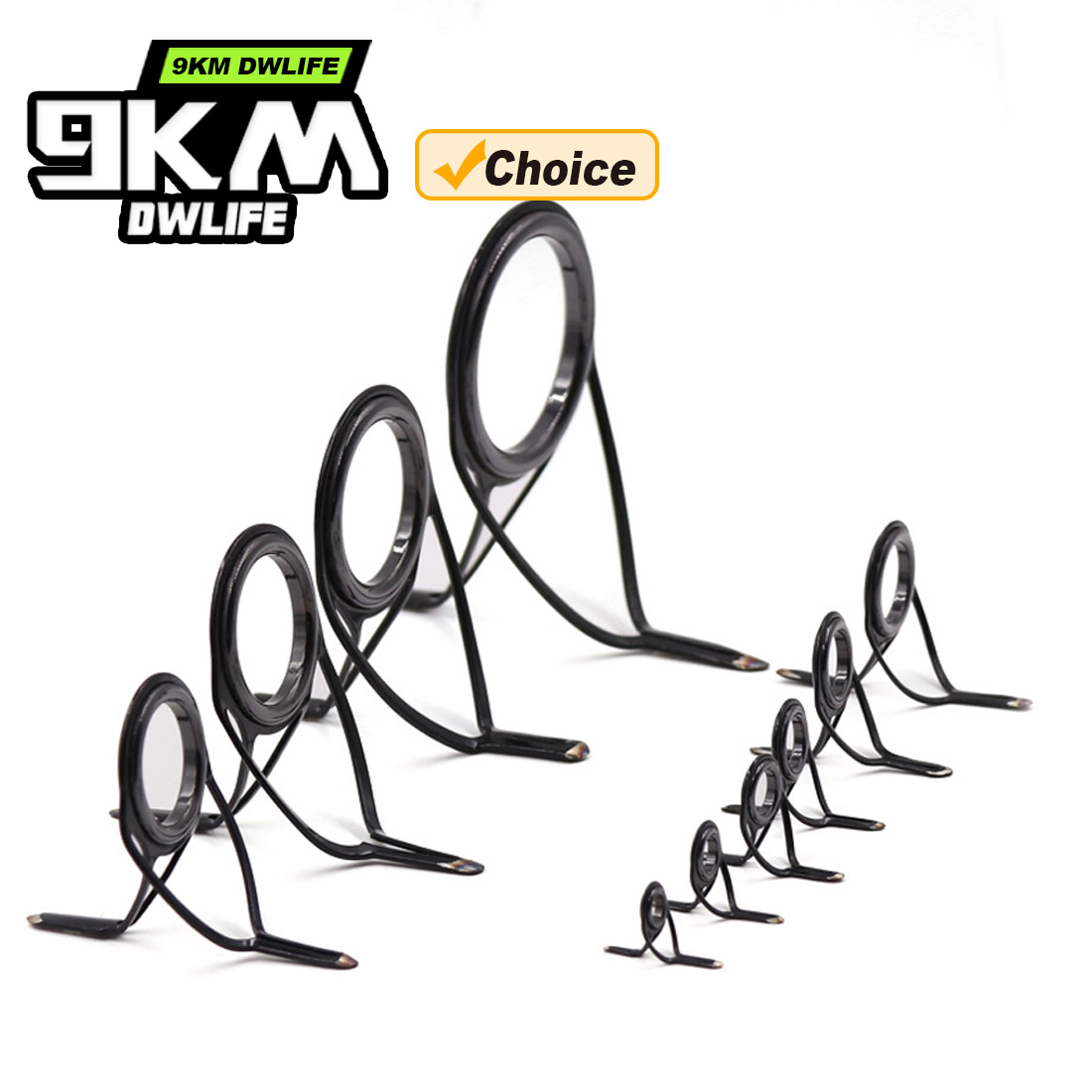 Fishing Rod Building Kit - 9KM OB Kavisli Olta Kılavuz Seti
