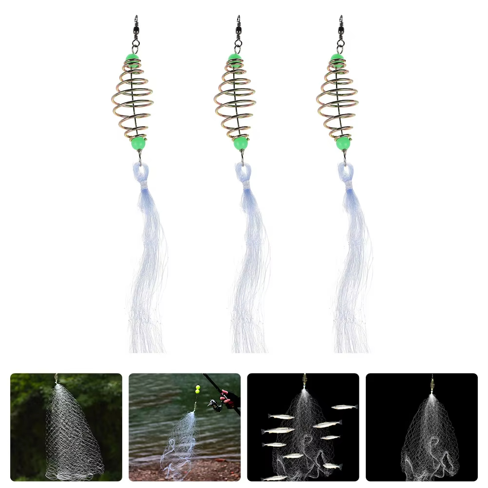 Fishing Rod Casting - Tuzak Örgü Balıkçılık Besleyici Tuzak Bakır