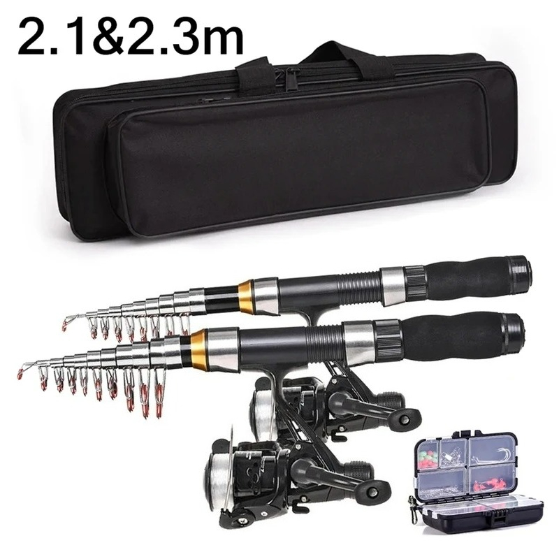 Fishing Rod Combo - BRAVMAK 2.1/2.3 m Teleskopik Olta Kamışı