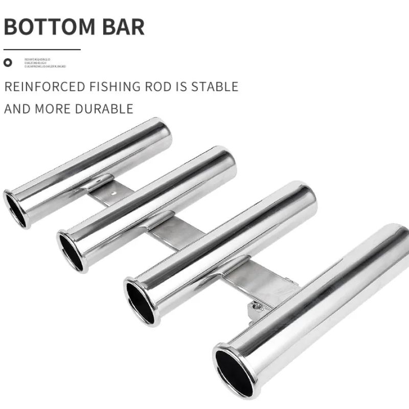 Paslanmaz Çelik 4 Tüp Çubuk Tu - Fishing Rod Holder incelemesi ve fiyatı