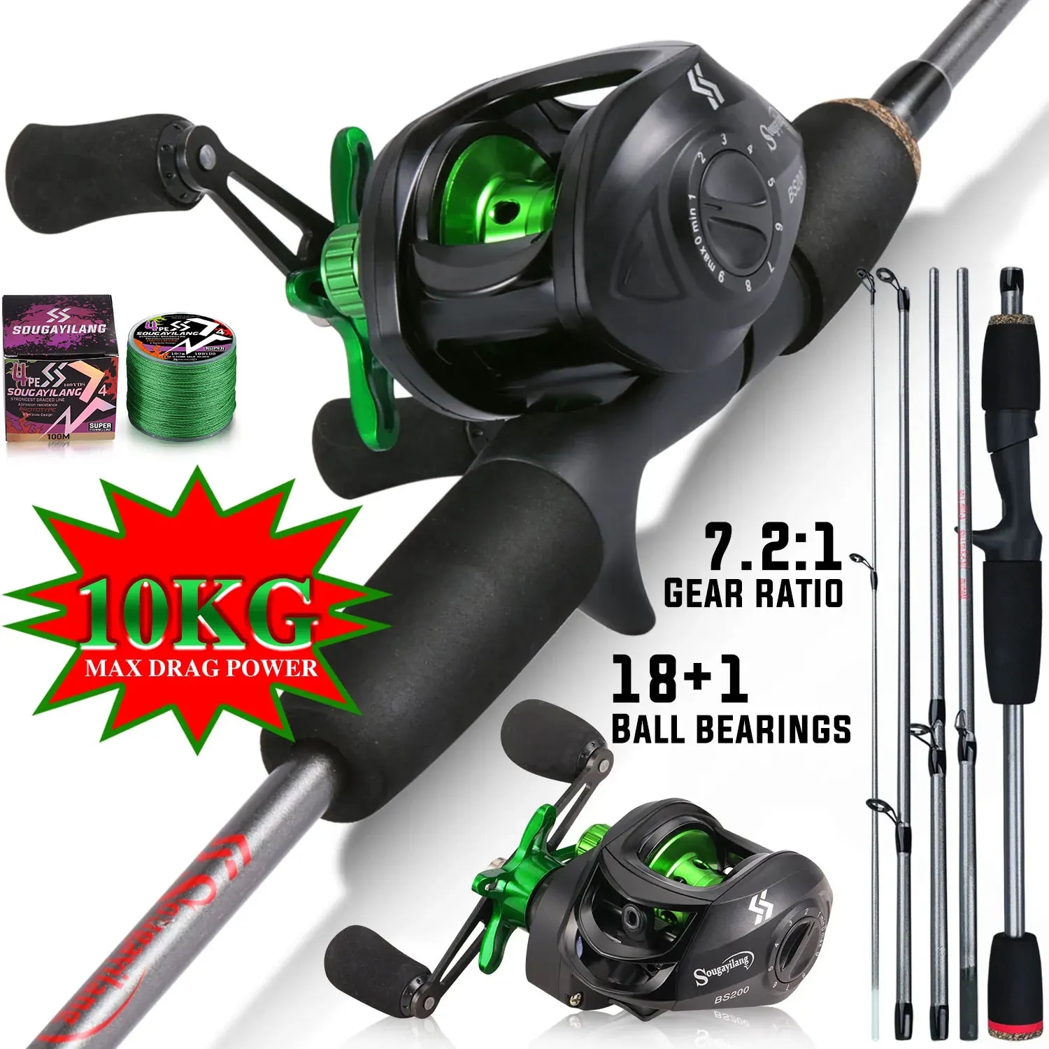 Sougayilang Olta Combo 1.7 m K - Fishing Rod Carbon Fiber incelemesi ve fiyatı