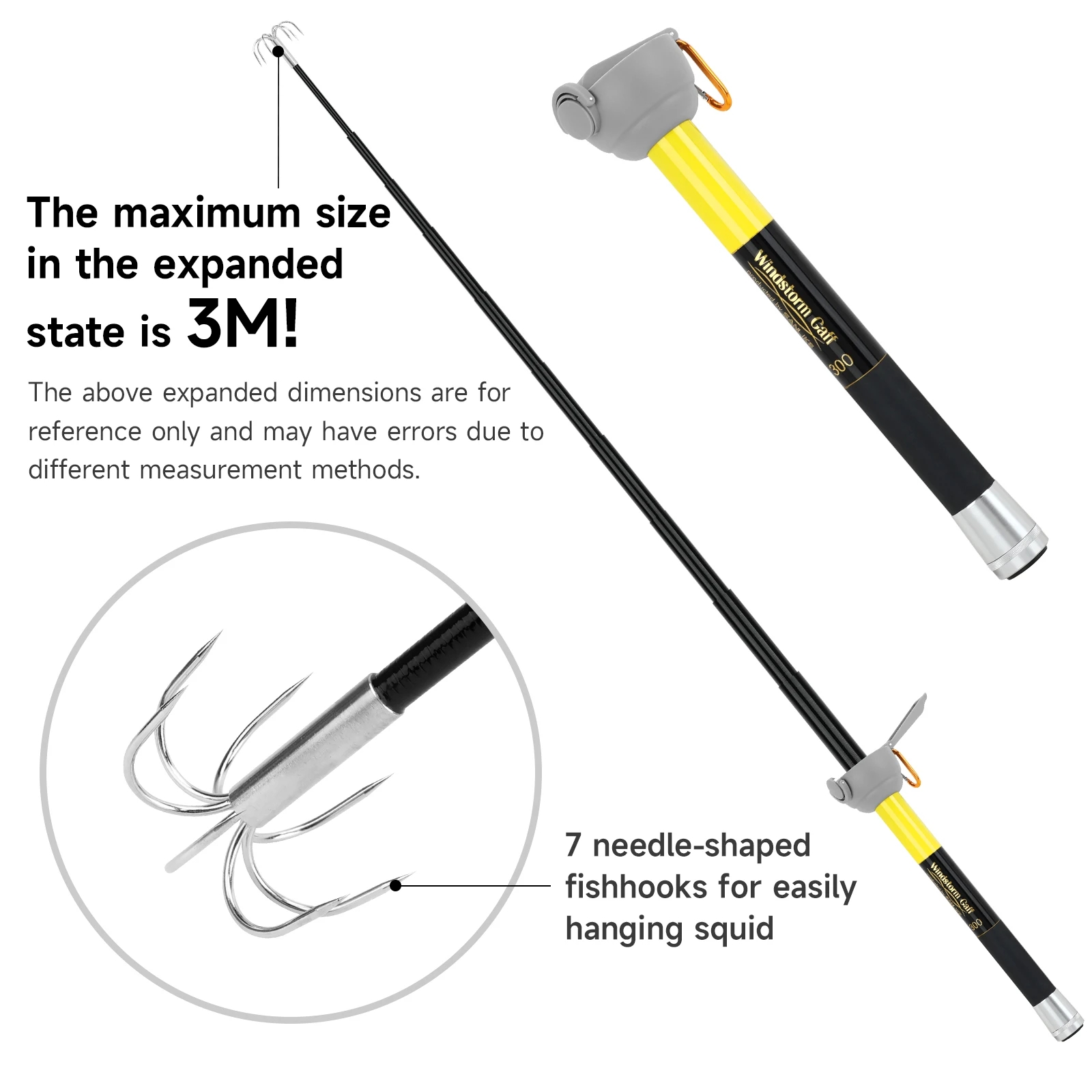 SANLIKE 7 pençeli Paslanmaz Çe - Fishing Rod Carbon Fiber incelemesi ve fiyatı